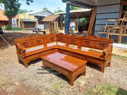 Mebel kursi ukiran jepara ruang tamu